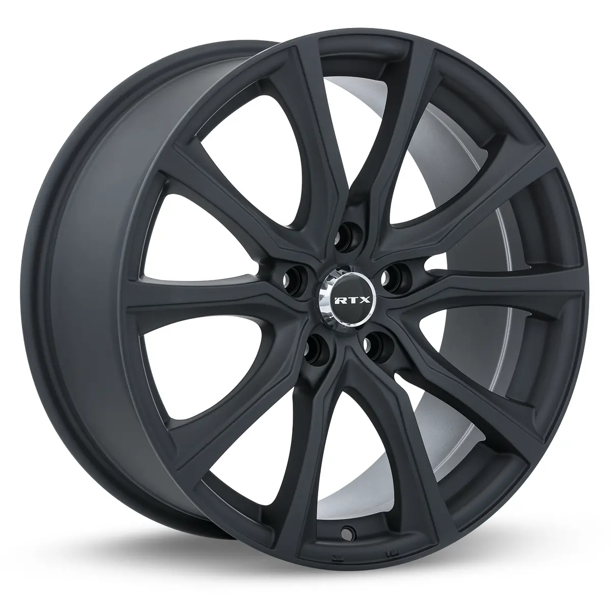 RTX Contour 17x7.5 Matte Black Alloy Wheel – 5x110 Bolt Pattern, 38mm Offset, 65.1mm Hub Bore for Chevrolet HHR (2006–2011)