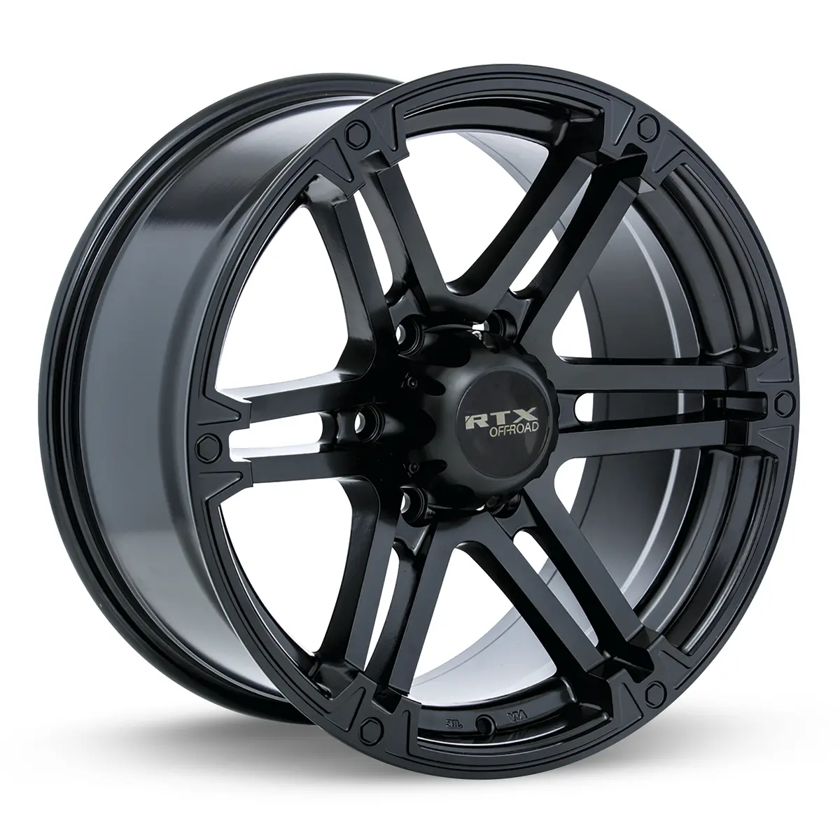 17X8 Alloy Wheel - Rtx Slate 081811 Satin Black , With 6X120 Bolt Pattern , 12.0 Offset , 67.1 Hubbore  Chevrolet Colorado 2015-2022 1