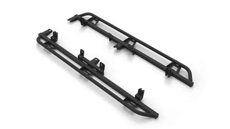 N-Fab Trail Sliders For 2015–2020 Chevy/Gmc Colorado & Canyon Crew Cab – Textured Black, Srw 1
