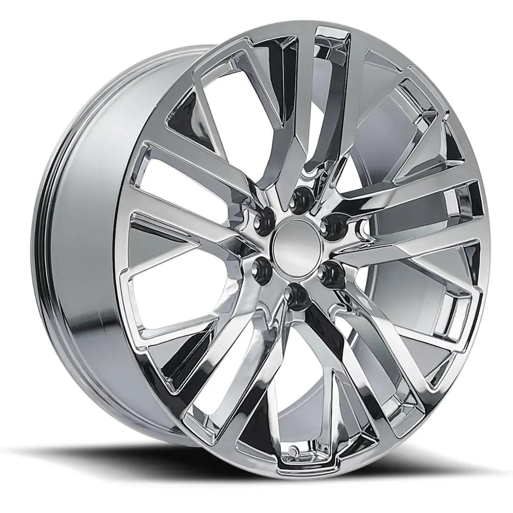 20X9 Chrome Gmc Carbonpro Style Wheels (Fr96, 6X139.7, +28 Offset) 1