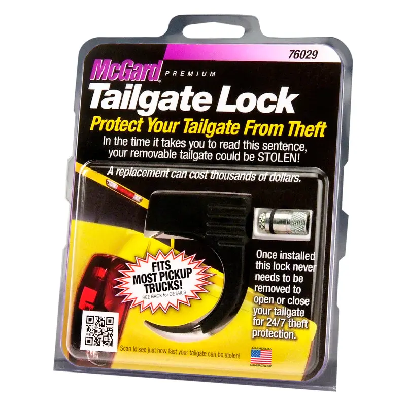 Mcgard Universal Tailgate Lock – Single-Unit Kit With Key Included 1