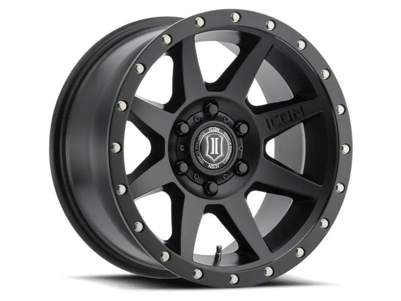 Icon Rebound Pro 17X8.5 Satin Black Alloy Wheel – 5X5 Bolt Pattern, -6Mm Offset, 4.5" Backspace 1