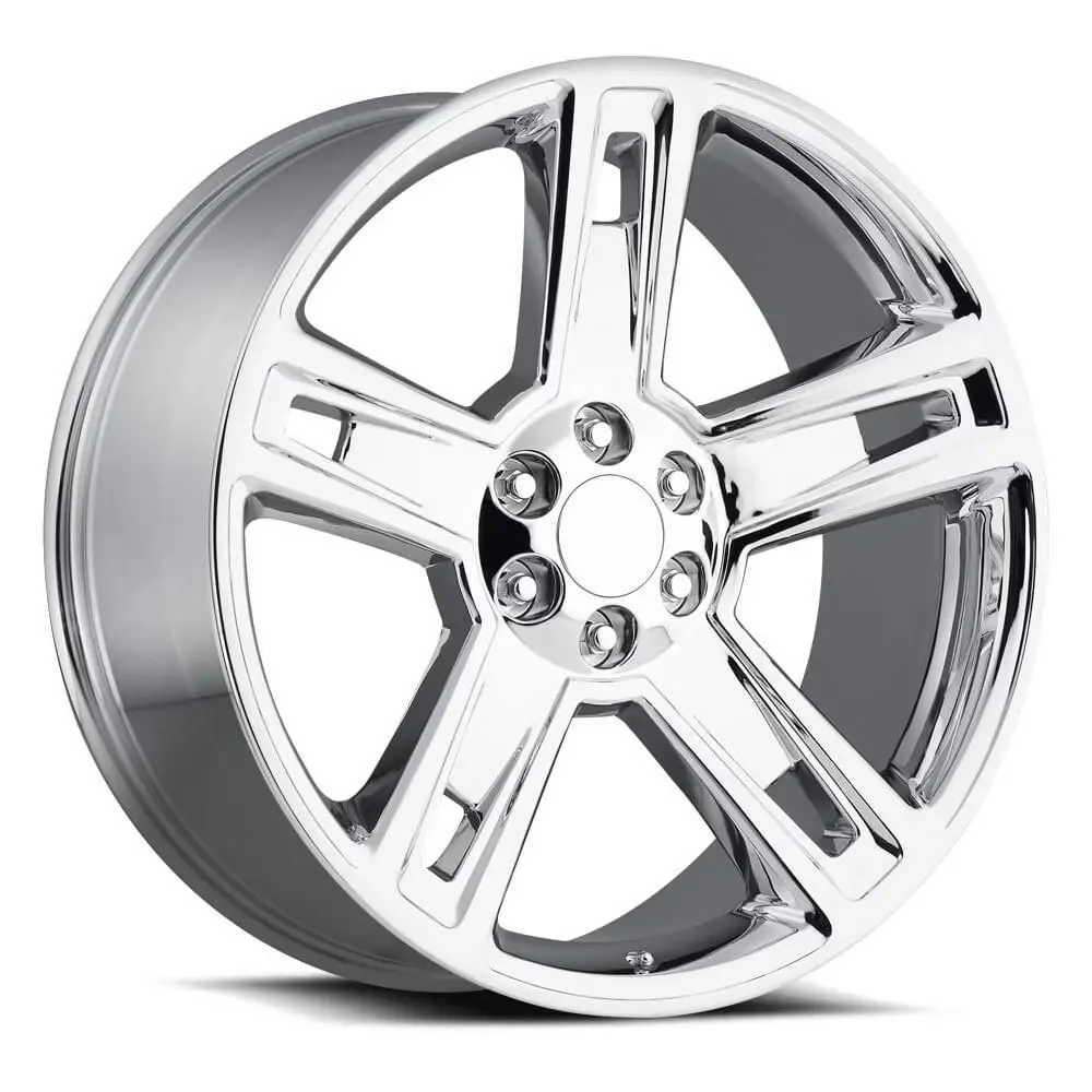 22X9 Chrome 1500 Ss Chevy Silverado Style Wheels(Fr34, 6X139.7, +24 Offset) 1