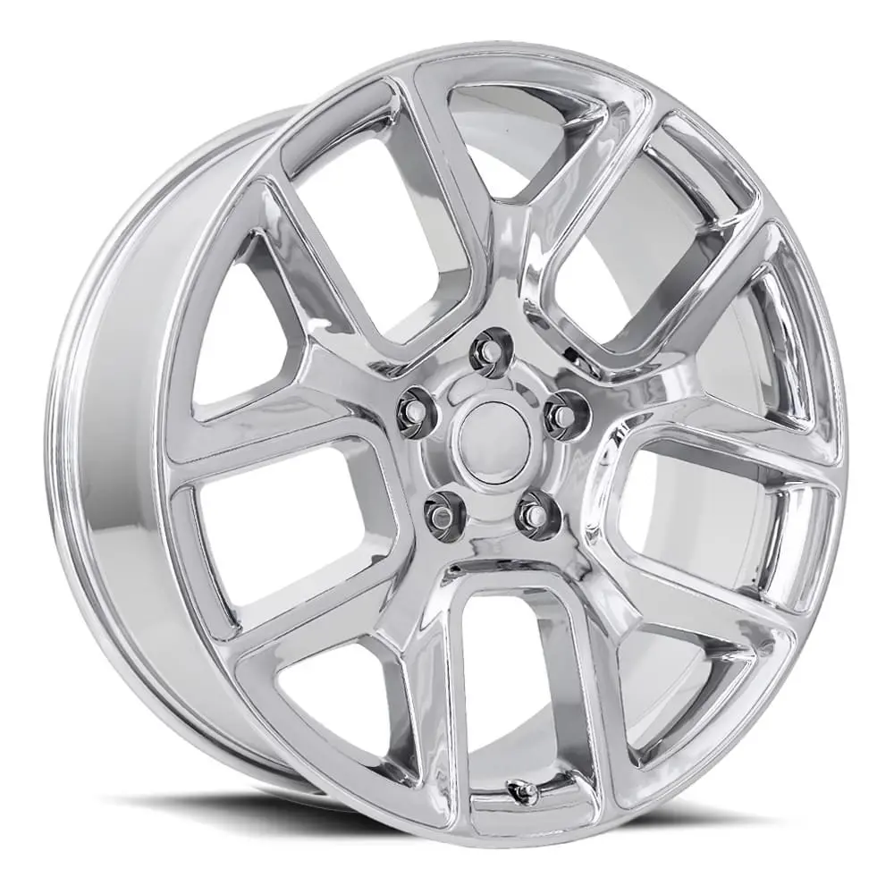 24X10 Chrome Fr76 Ram 1500 Replica Wheels(+25Mm Offset) 1
