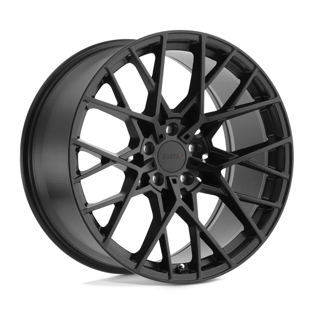 20x8.5-Inch Matte Black TSW Alloy Wheel with 30mm Offset