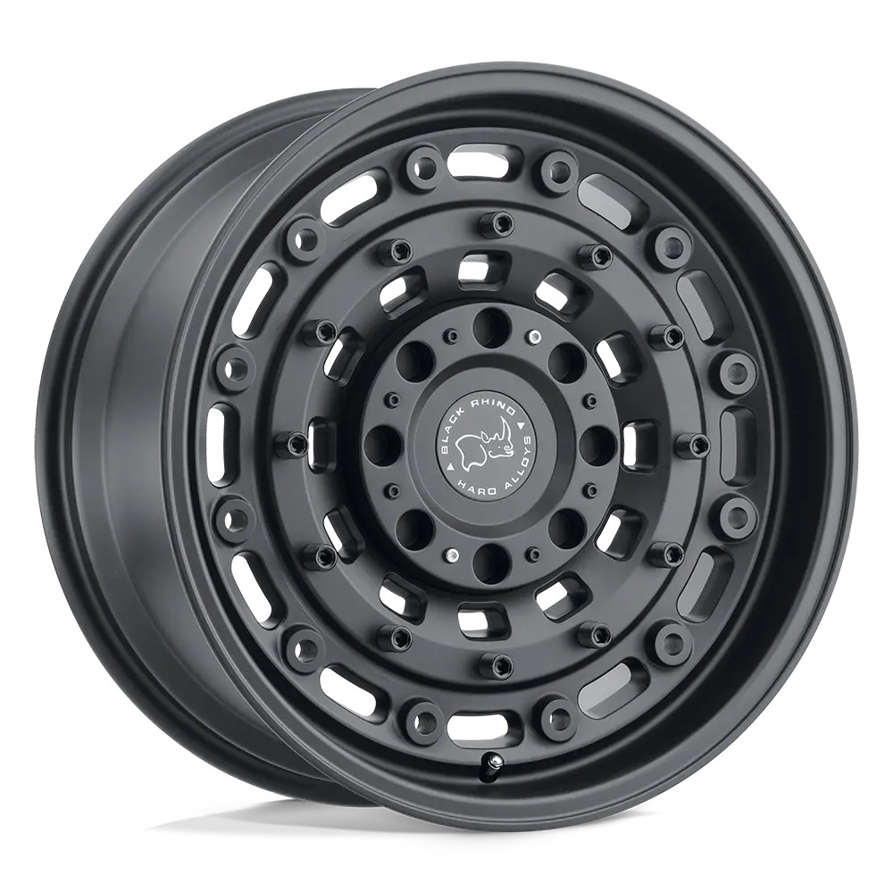17X8 Textured Matte Black 38Mm Black Rhino Wheel 1