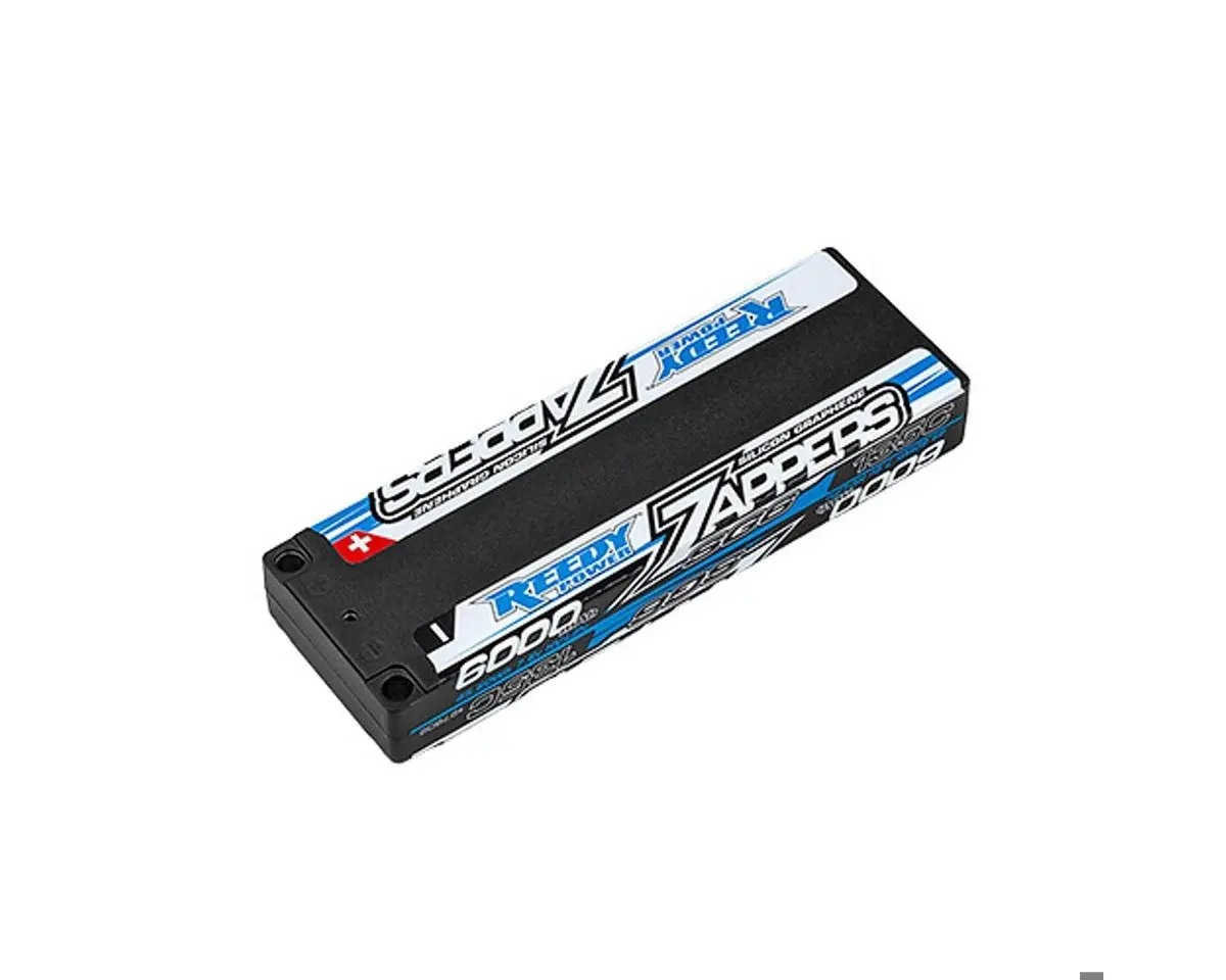 Reedy Zappers Hv Sg6 2S Ultra Low Profile 135C Lipo Battery (7.6V/6000Mah) Asc27602 1