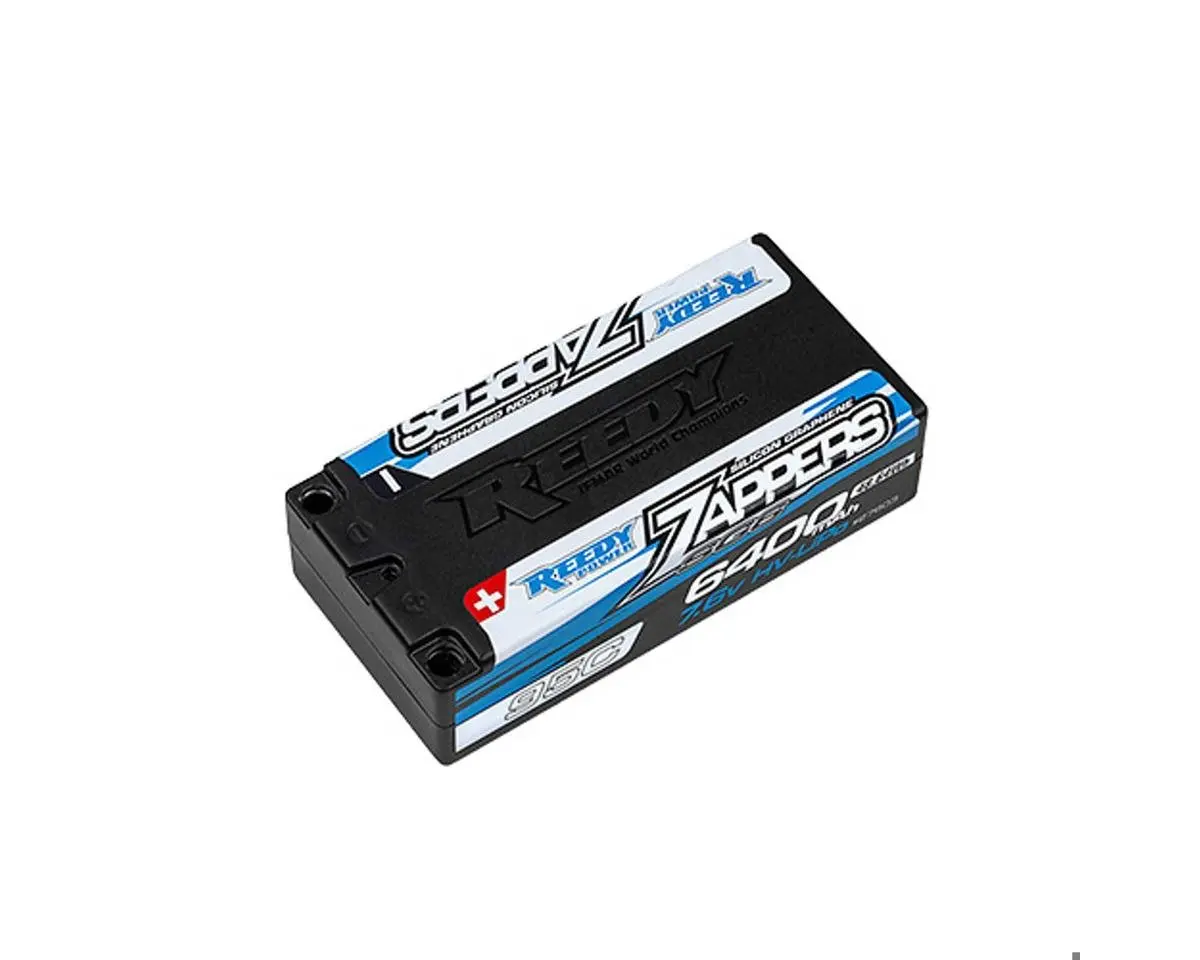 Reedy Zappers Hv Sg6 2S Shorty 95C Lipo Battery (7.6V/6400Mah) Asc27603 1