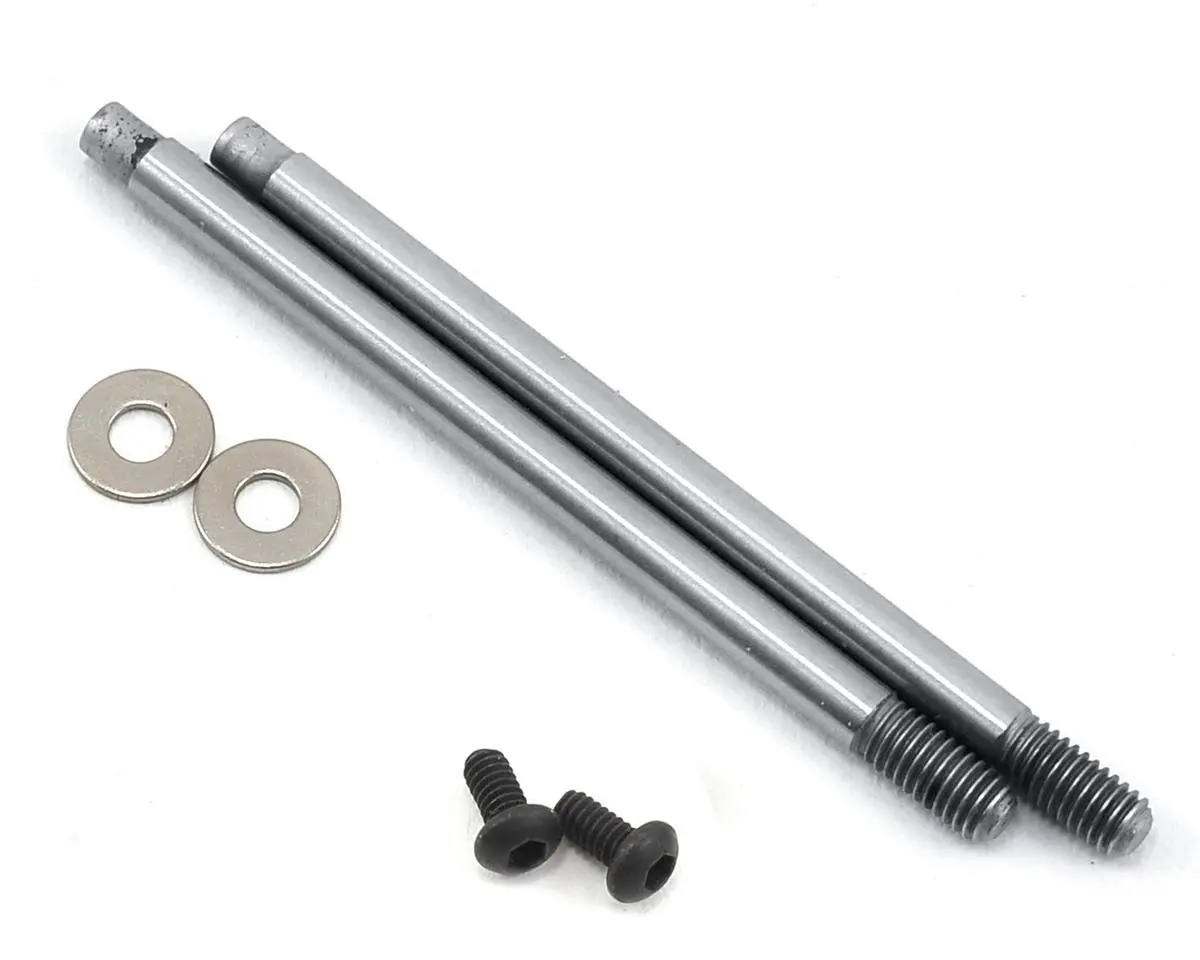 Team Associated 3X27.5Mm V2 Chrome Screw Mount Shock Shaft (2) 91620 1