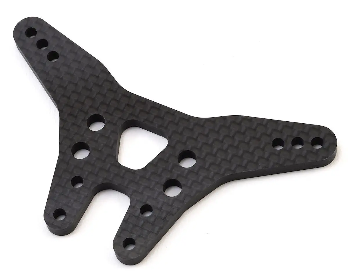 Team Associated B6.1/B6.1D Carbon Fiber Rear Shock Tower (Long) 91770 1