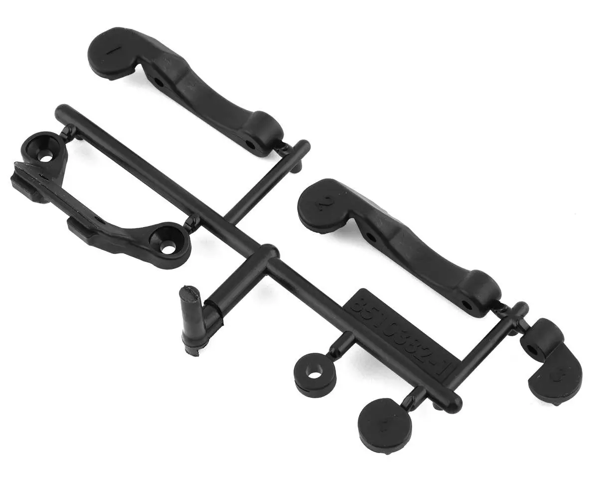 Team Associated Rc10b6.4 Front Wing/Fan Mount & Battery Brace Shim Set 91978 1
