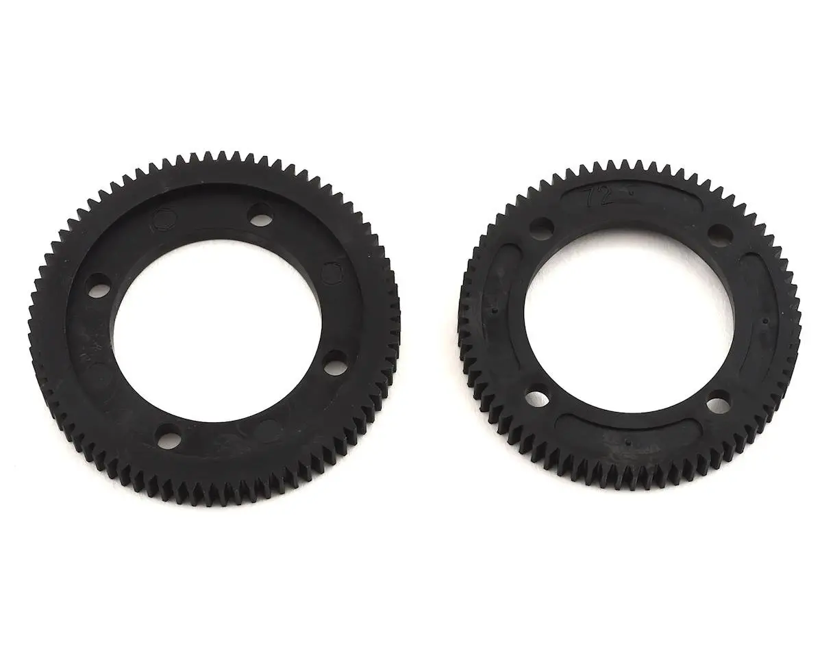 Team Associated Rc10b74 Center Differential Spur Gear Set (72T & 78T) 92149 1