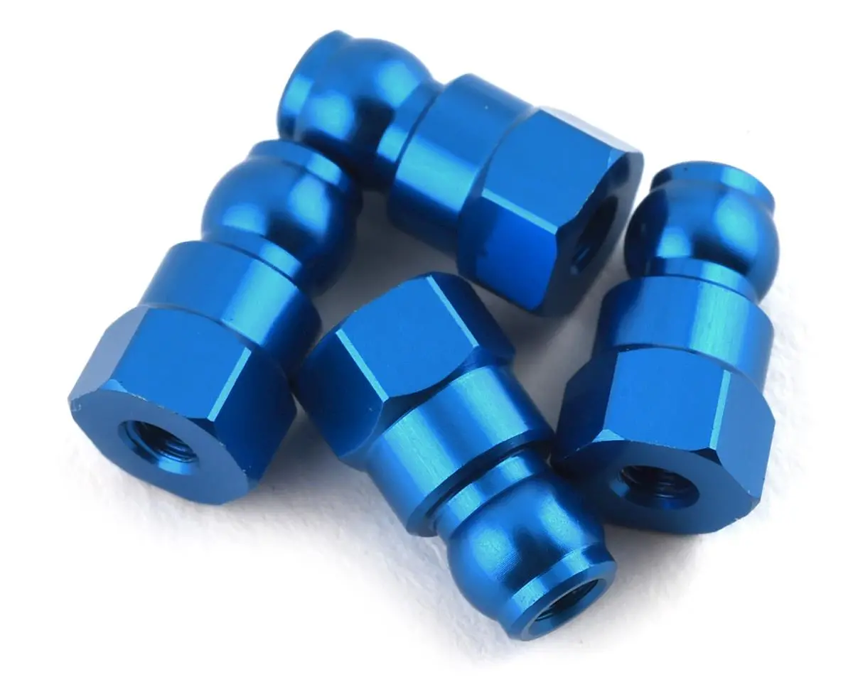 Team Associated Rc10b74 10Mm Shock Bushing (Blue) (4) 92159 1