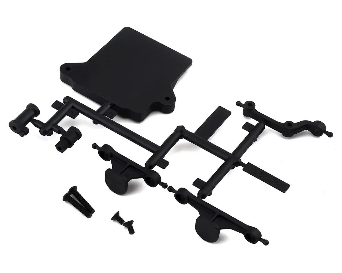 Team Associated Rc10b74.1 Lp Battery Posts & Fan Mount Set 92268 1