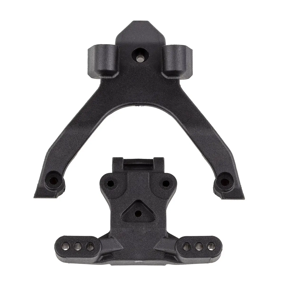 Team Associated Rc10b7 Factory Team Carbon Top Plate & Ballstud Mount Set 92404 1