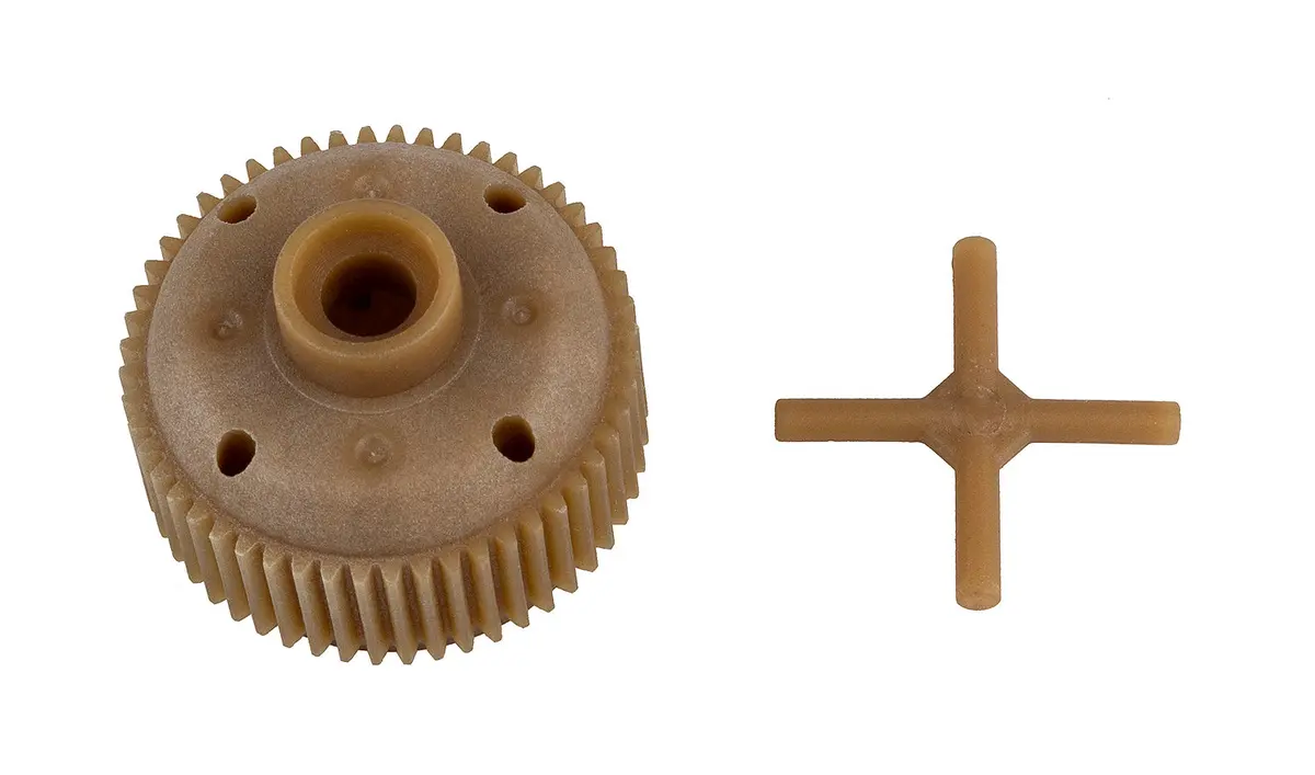 Team Associated Rc10b7 Gear Differential Case & Cross Pins 92420 1