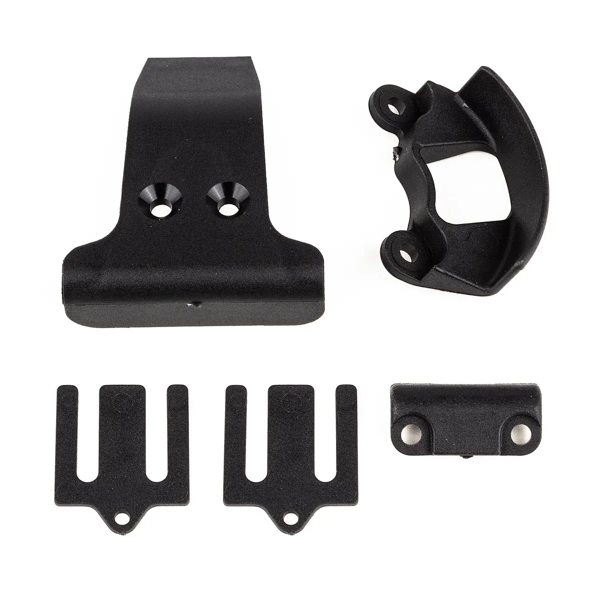 Team Associated Rc10b7 Spur Gear Cover, Bumpers & Bulkhead Shims Set 92427 1