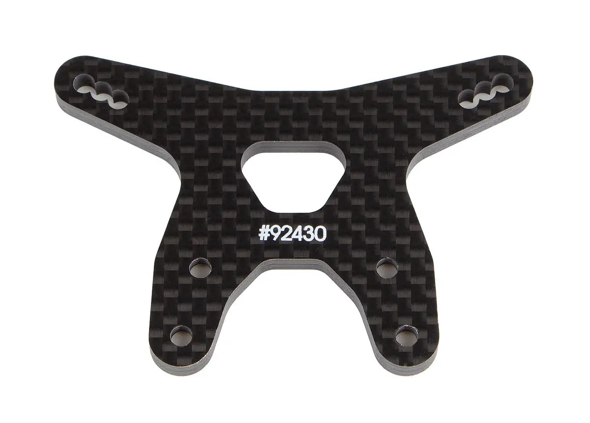 Team Associated Rc10b7 Carbon Fiber Front Shock Tower 92430 1