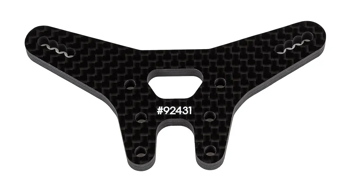 Team Associated Rc10b7 Carbon Fiber Rear Shock Tower 92431 1