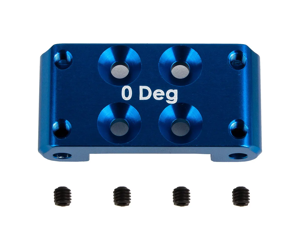 Team Associated Rc10b7 Factory Team Aluminum Front Bulkhead (0 Deg) 92436 1