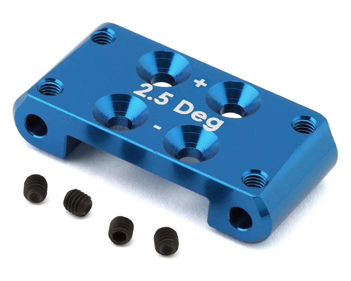 Team Associated Rc10b7 Factory Team Aluminum Front Bulkhead (+/-2.5 Deg) 92437 1