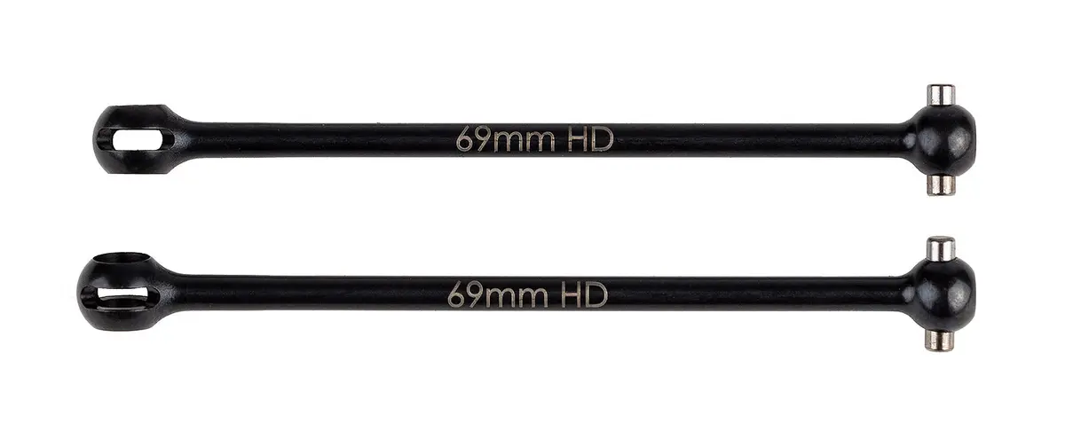 Team Associated Rc10b7 Hd Cva Bone (2)(69Mm) 92454 1