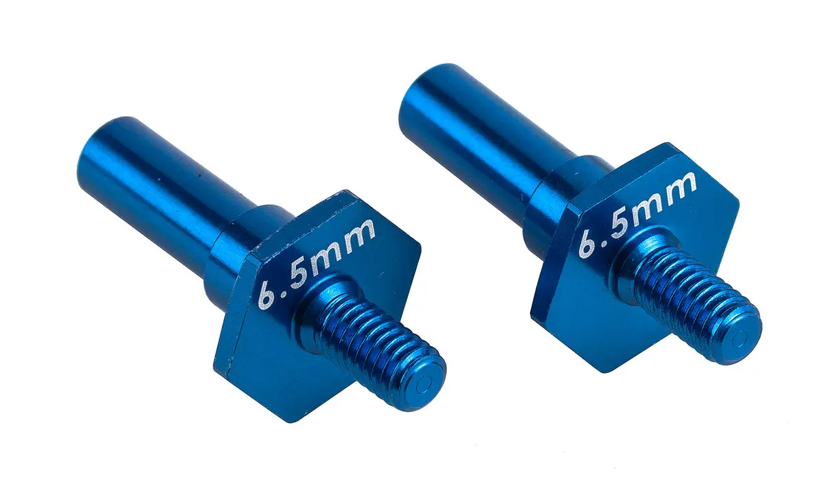 Team Associated Rc10b7 6.5Mm Aluminum Front Axles (2) 92462 1