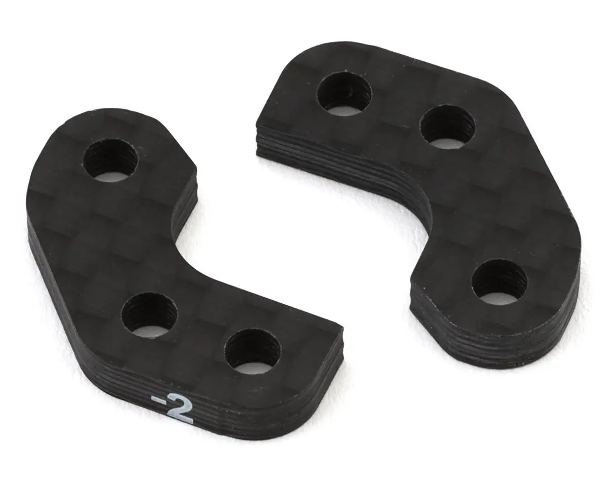 Team Associated Rc10b7 Factory Team Caster Block Link Mounts (-2Mm) (2) 92469 1