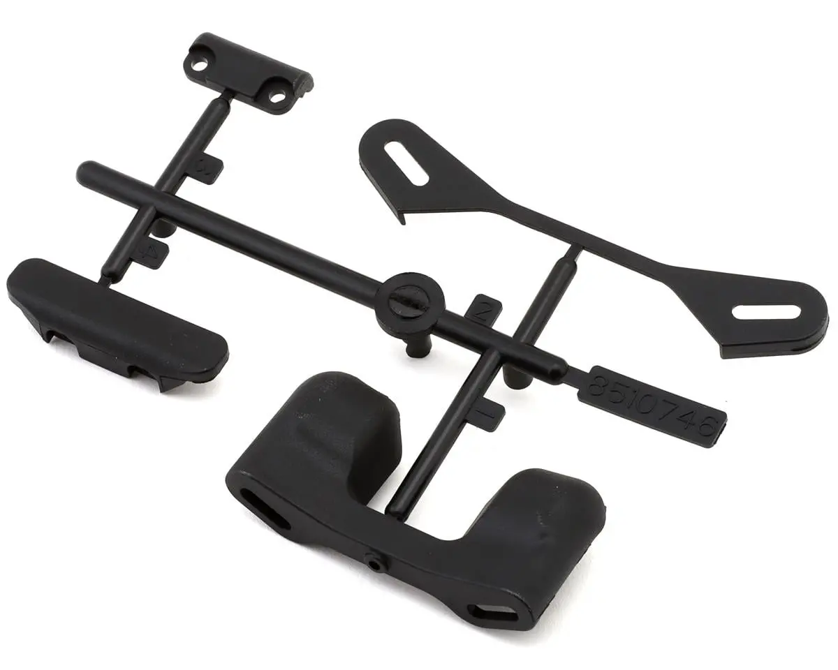 Team Associated Rc10b84 Shock Tower Covers & Bumper Set Asc92525 1