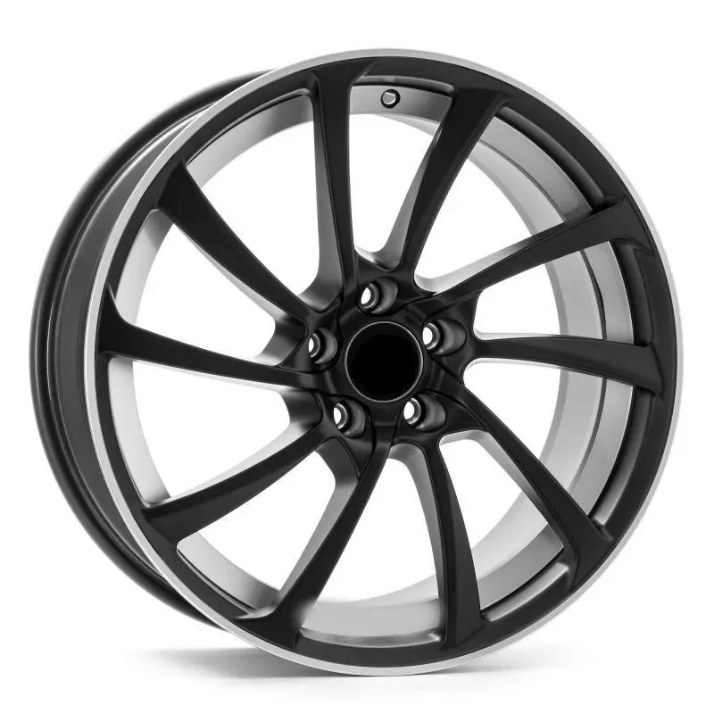 Replica For Audi 1135 Abt Style Gloss Black With Diamond Lip  17*7.5 1