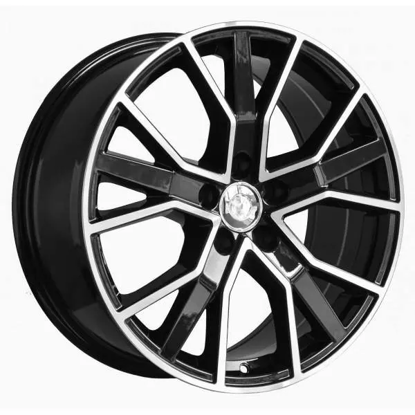 Replica For Audi 1178 Black Polish 22*9.5 1