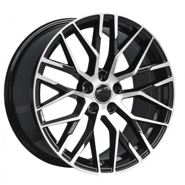Replica For Audi 1373 Black Polish 22*9.5 1