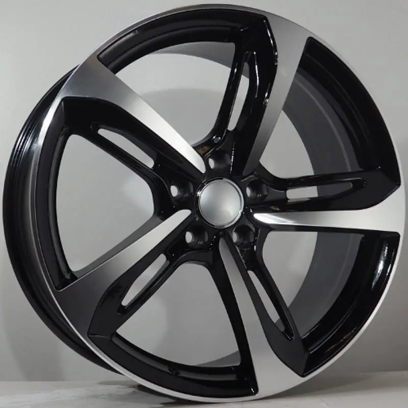 Audi 5453 Black Polish 17*7.5 1