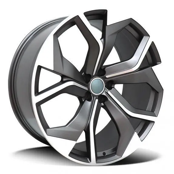 Replica For Audi 5673 Anthracite Polish 21*9.5 1