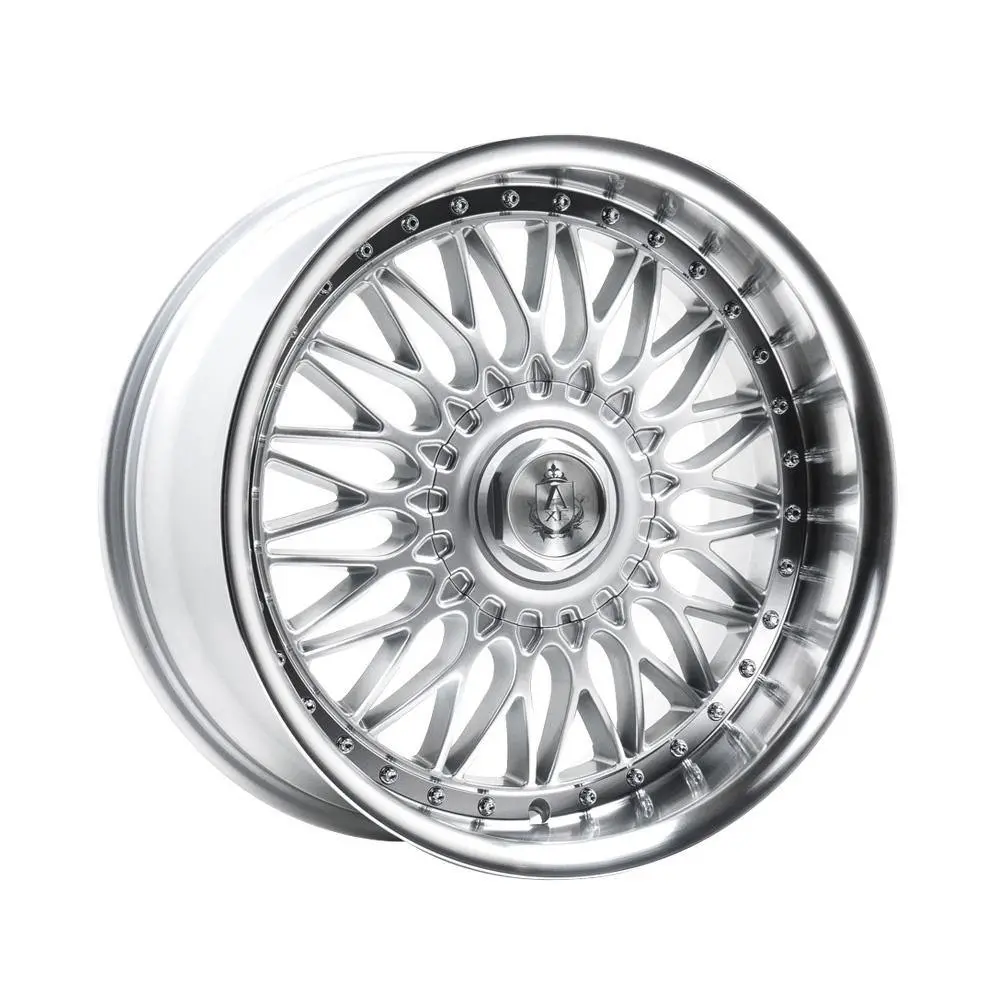 Axe Wheels Ex10 Silver & Polished Lip 18*9 1