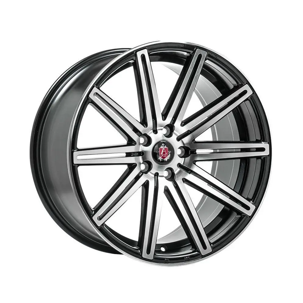 Axe Wheels Ex15 Black & Polished 18*8 1