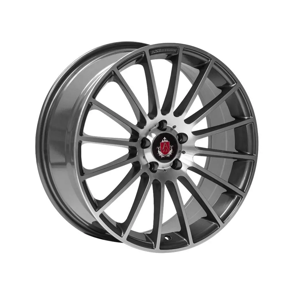 Axe Wheels Ex23 Gunmetal &Amp; Polished 18*8 1