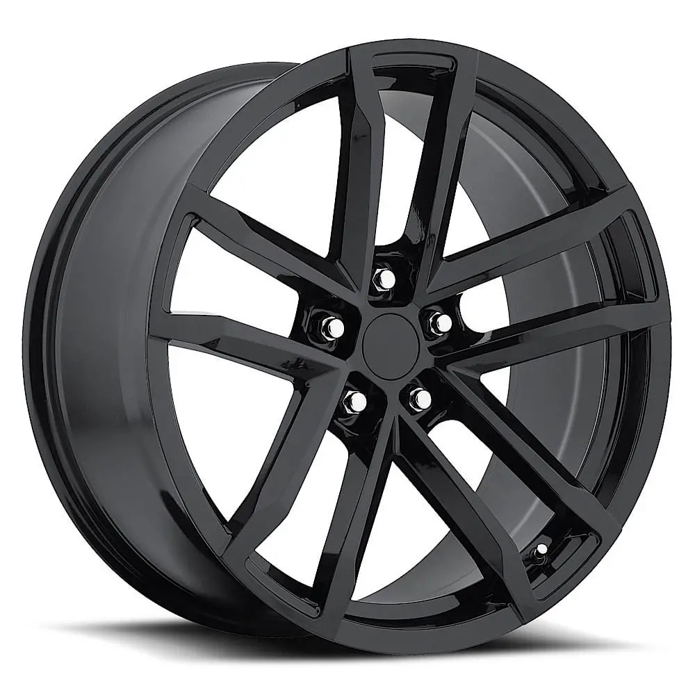 20X9 Gloss Black Fr41 Zl1 Camaro Replica Wheel (5X120.65Mm / +27Mm Offset) 1