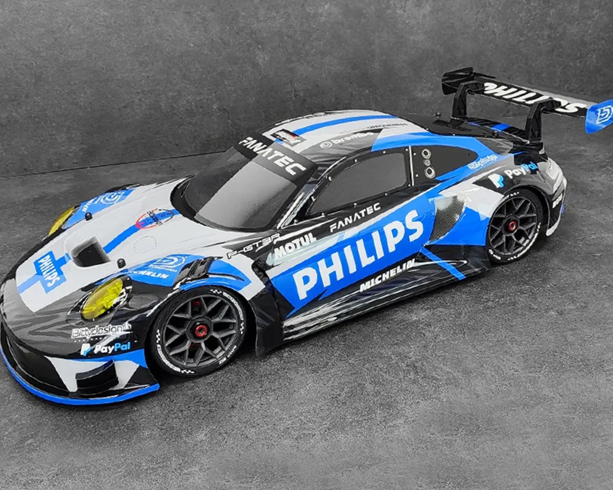 Bittydesign P-Gt3r Pre-Cut 1/7 Supercar Body (Clear) Bdyar7-Pgt3r 1