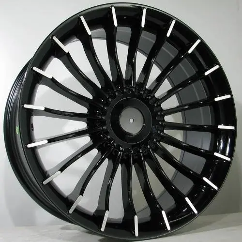Replica For Bmw 273 Alpina Black Polish 19*8.5 1