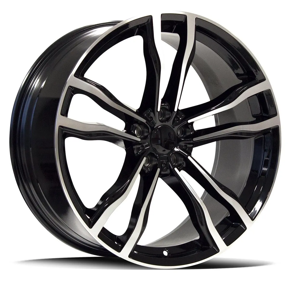 Replica For Bmw 5623 Black Polish 22*11 1
