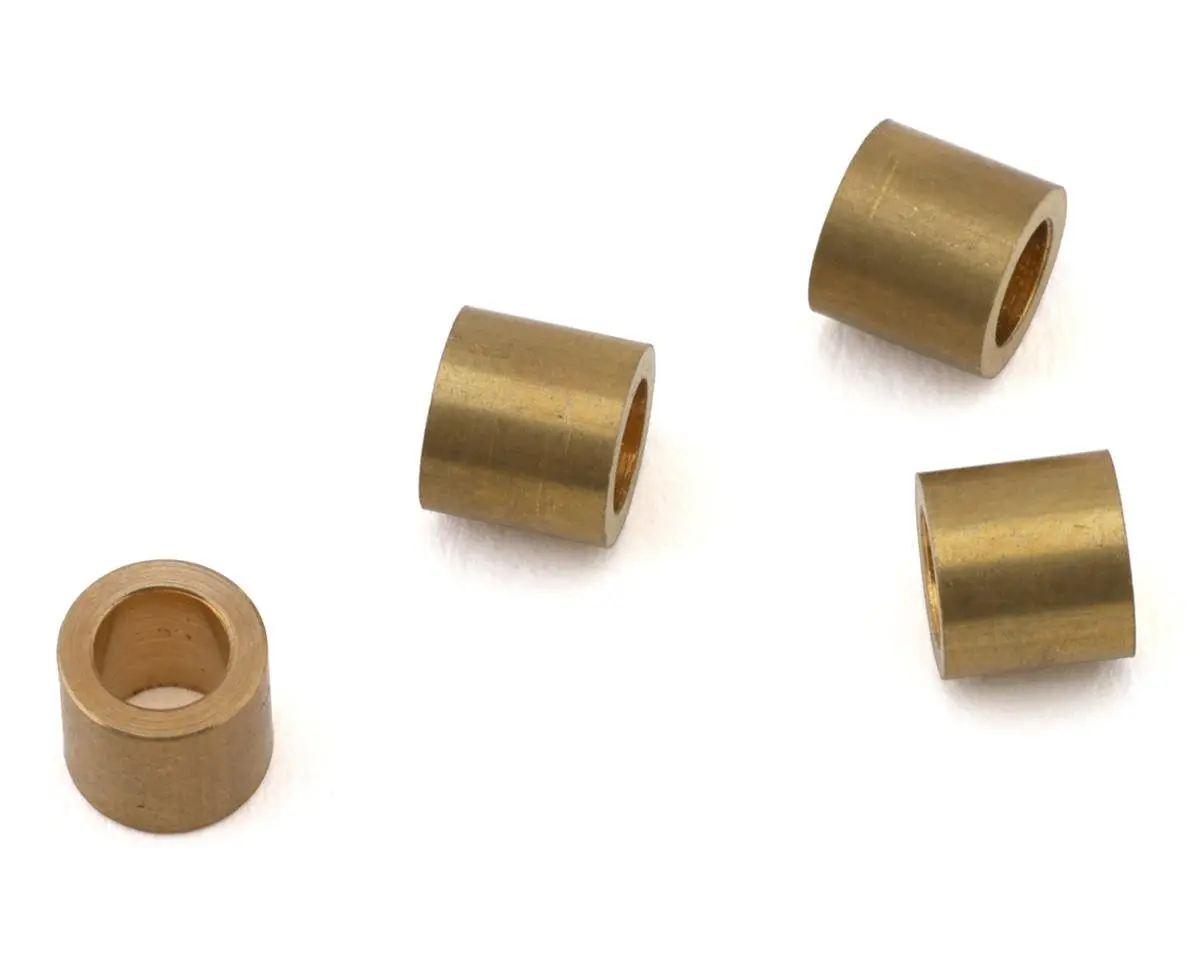 Team Brood 4.6Mm Brass Motor Spacer W/Container (4) Bro-Tbr-Mspacerbr4.6Mm 1