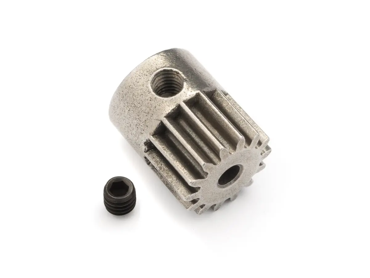 Blackzon Motor Pinion Gear 14T 0.6M With Set Screw, Slyder 540035 1
