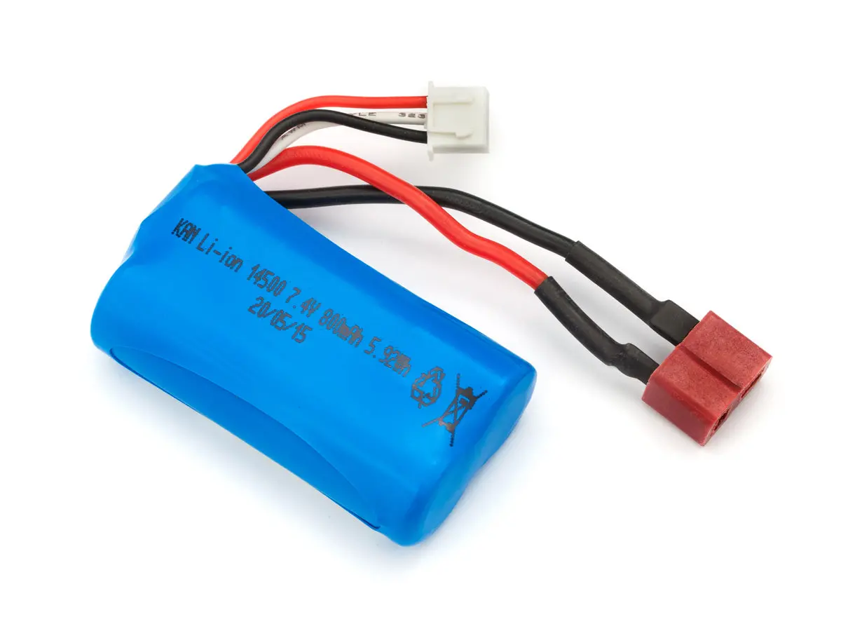 Blackzon Battery Pack Li-Ion 7.4V 800Mah W/ T-Plug, Slyder Bzn540037 1