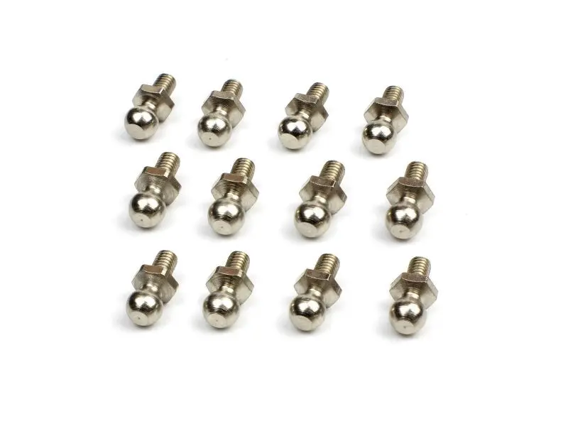 Blackzon Ball Stud 4.8X12mm (12Pcs), Smyter 540143 1