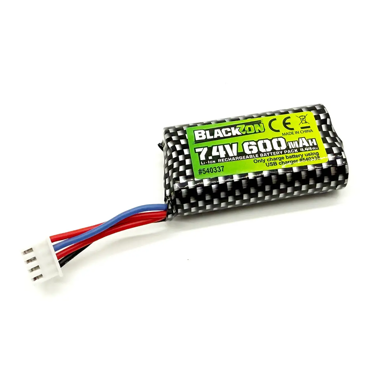 Blackzon Battery Pack (L-Ion 7.4V, 600Mah) For Spryte Bzn540337 1