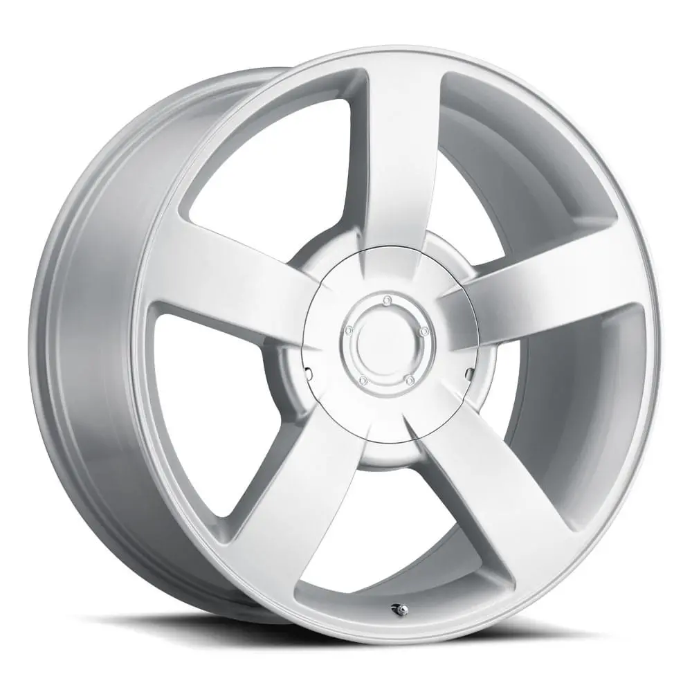 20X8.5 Silver 1500 Ss Style Wheels Chevy 1500 (Fr33, 6X139.7, +22 Offset) 1