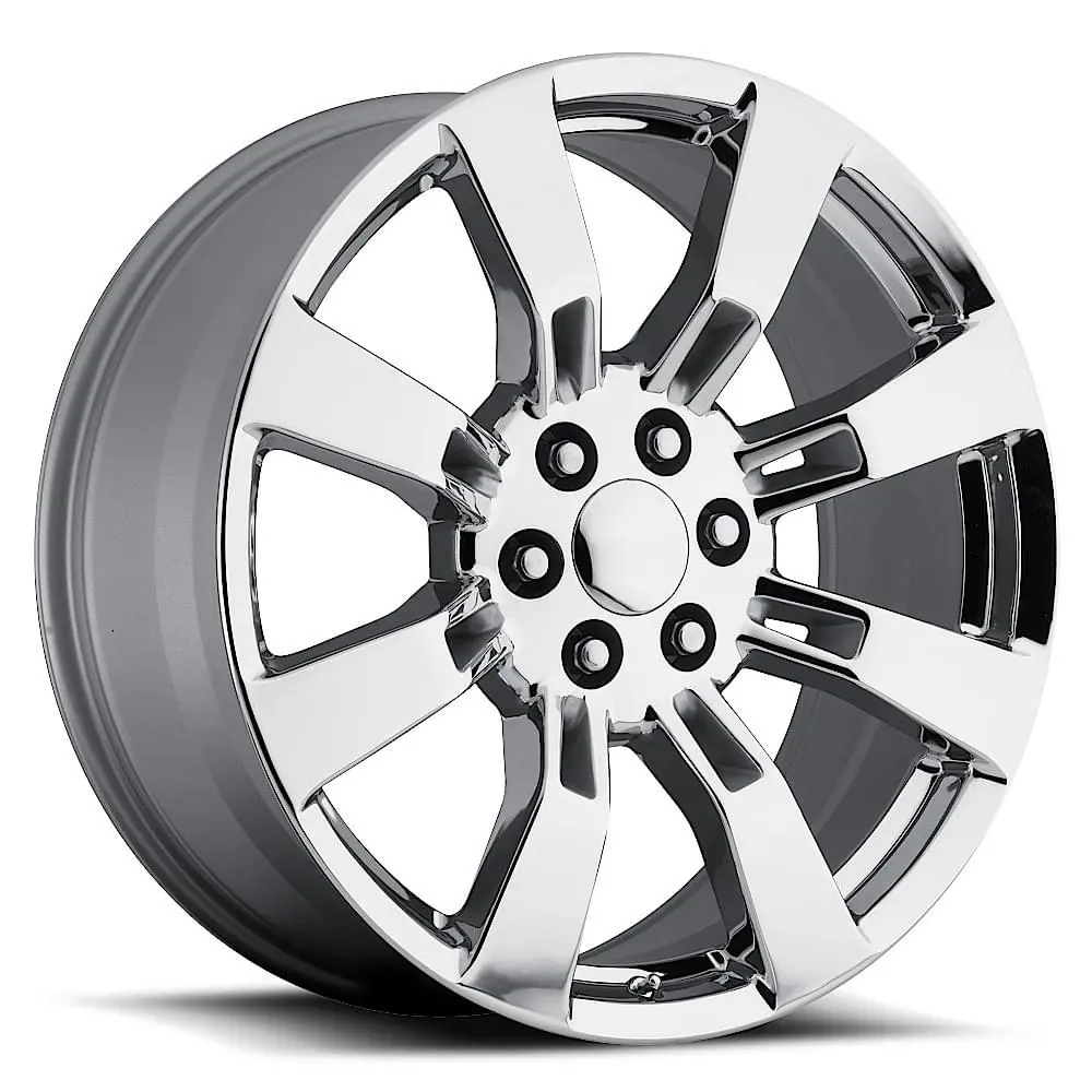 20X8 Chrome Cadillac Escalade Style Wheels (Fr40, 6X139.7, +31 Offset) 1