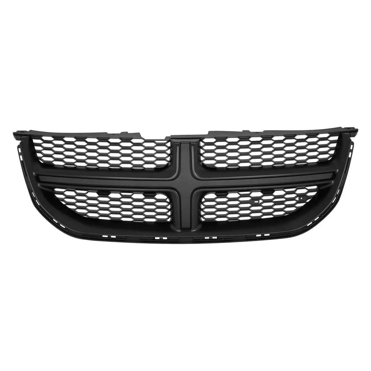 Front Grille — Black / Paint-To-Match Finish | Abs Plastic Construction | Oem Style Grille 1