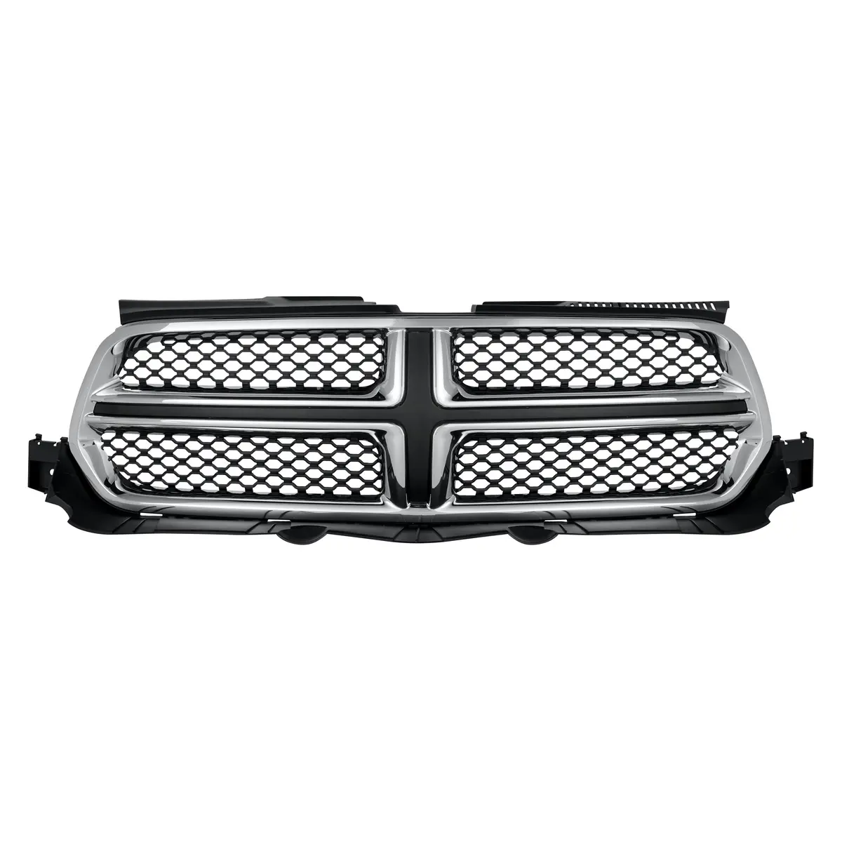 Front Grille — Chrome Surround With Black Insert | Plastic Construction | Oem Replacement 1